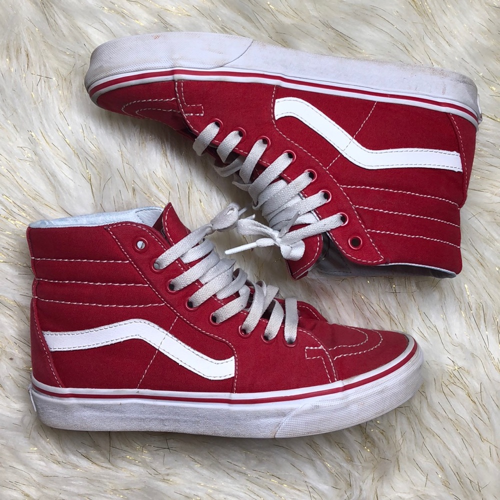 ❤️Red High Top Vans❤️